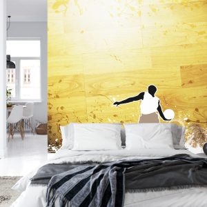 Papier Peint Basketteur Sur Fond De Planches – Image 8