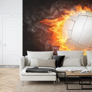 Papier Peint Volley-Ball En Flammes – Image 6