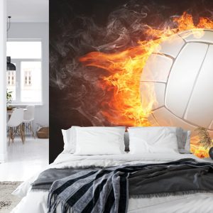 Papier Peint Volley-Ball En Flammes – Image 8