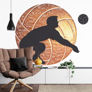 Papier Peint Joueur De Volley-Ball Sur Le Fond Des Boules – Image 4