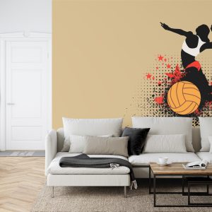 Papier Peint Joueur De Volley-Ball Pendant Le Jeu – Image 6