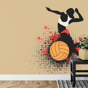 Papier Peint Joueur De Volley-Ball Pendant Le Jeu – Image 7