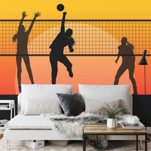 Papier Peint Joueurs De Volleyball Pendant Le Jeu – Image 3