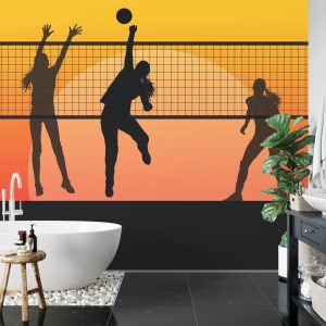 Papier Peint Joueurs De Volleyball Pendant Le Jeu – Image 5