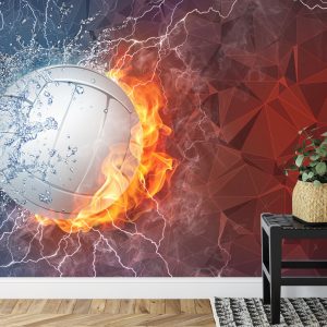 Papier Peint Volley-Ball Entre Eau Et Feu – Image 7