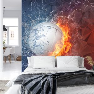 Papier Peint Volley-Ball Entre Eau Et Feu – Image 8