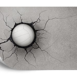 Papier Peint Volley-Ball Dans Un Mur De Béton – Image 2