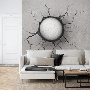 Papier Peint Volley-Ball Dans Un Mur De Béton – Image 6