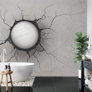 Papier Peint Volley-Ball Dans Un Mur De Béton – Image 5