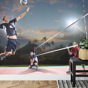 Papier Peint Joueurs De Volley-Ball En Action – Image 7