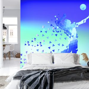 Papier Peint Joueur De Volley-Ball Abstrait – Image 8