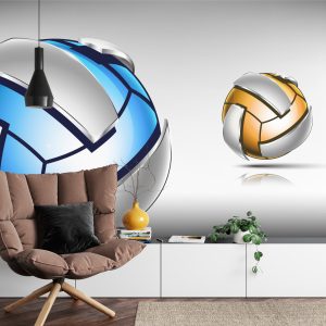 Papier Peint Deux Balles En Maille 3D – Image 4