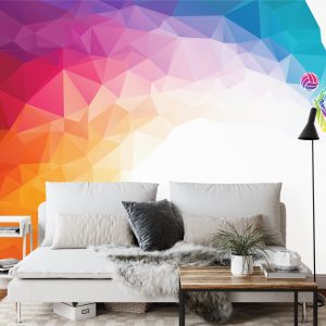 Papier Peint Joueur De Volley-Ball Dans L'édition Abstraite – Image 3