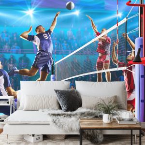 Papier Peint Joueurs De Volleyball Pendant Le Jeu – Image 3