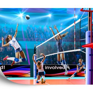 Papier Peint Volleyeurs Pendant Le Match – Image 2