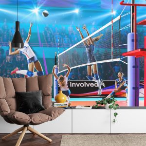 Papier Peint Volleyeurs Pendant Le Match – Image 4