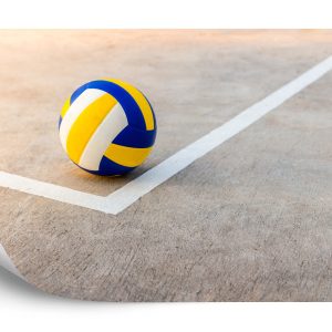 Papier Peint Volley-Ball Près De La Ligne Blanche – Image 2