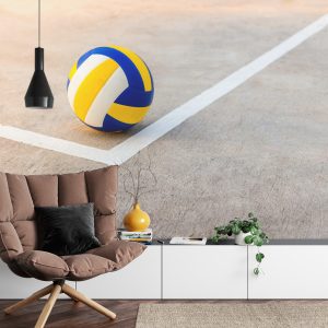 Papier Peint Volley-Ball Près De La Ligne Blanche – Image 4