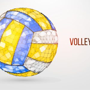 Papier Peint Volley-Ball Dans Une Édition Moderne – Image 1