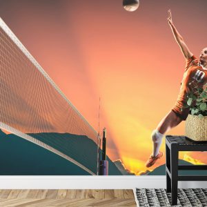 Papier Peint Joueur De Volleyball Professionnel Pendant Le Match – Image 7