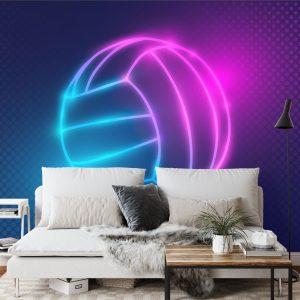 Papier Peint Volley-Ball Néon – Image 3