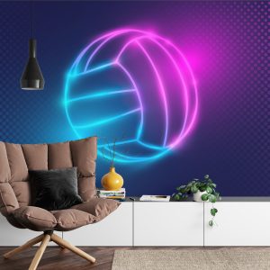 Papier Peint Volley-Ball Néon – Image 4