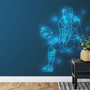 Papier Peint Joueur De Volley-Ball Abstrait Pendant Le Jeu – Image 7