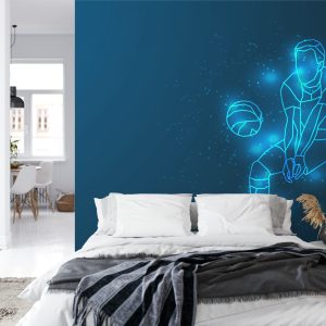 Papier Peint Joueur De Volley-Ball Abstrait Pendant Le Jeu – Image 8