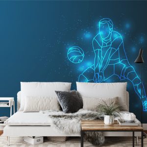 Papier Peint Joueur De Volley-Ball Abstrait Pendant Le Jeu – Image 3