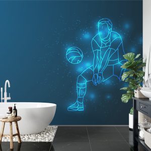 Papier Peint Joueur De Volley-Ball Abstrait Pendant Le Jeu – Image 5