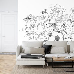 Papier Peint Dessins De Football – Image 6