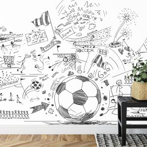 Papier Peint Dessins De Football – Image 7
