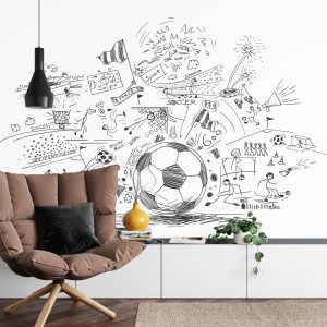 Papier Peint Dessins De Football – Image 4