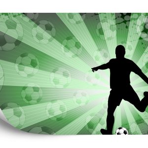 Papier Peint Silhouette De Joueur De Football – Image 2