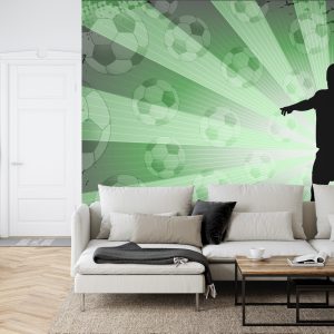 Papier Peint Silhouette De Joueur De Football – Image 6