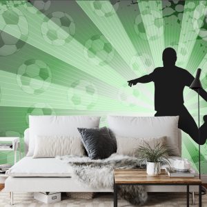 Papier Peint Silhouette De Joueur De Football – Image 3