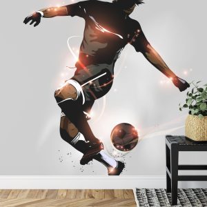 Papier Peint Joueur De Football Abstrait En Vol – Image 7