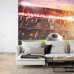 Papier Peint Ballon De Football Dans Le Stade – Image 6