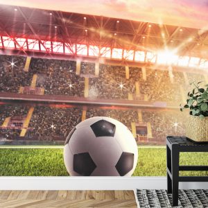 Papier Peint Ballon De Football Dans Le Stade – Image 7