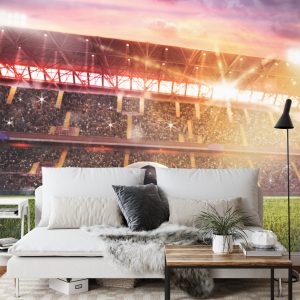 Papier Peint Ballon De Football Dans Le Stade – Image 3