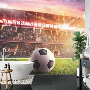 Papier Peint Ballon De Football Dans Le Stade – Image 5