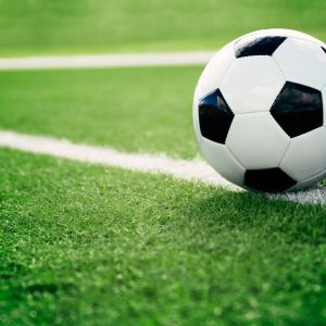 Papier Peint Ballon De Football Sur La Ligne – Image 1