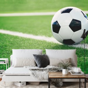 Papier Peint Ballon De Football Sur La Ligne – Image 3