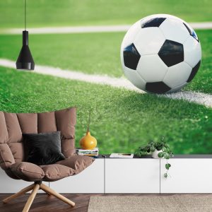 Papier Peint Ballon De Football Sur La Ligne – Image 4