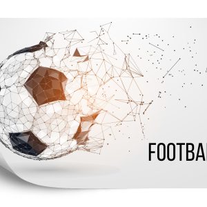 Papier Peint Ballon De Football Abstrait – Image 2