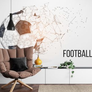 Papier Peint Ballon De Football Abstrait – Image 4
