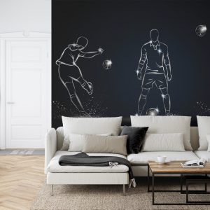 Papier Peint Joueur De Football Dans Diverses Poses – Image 6