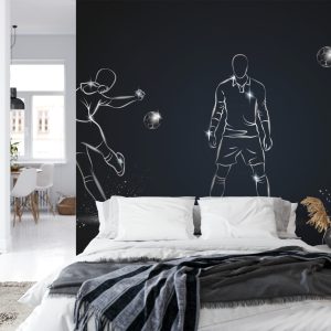 Papier Peint Joueur De Football Dans Diverses Poses – Image 8