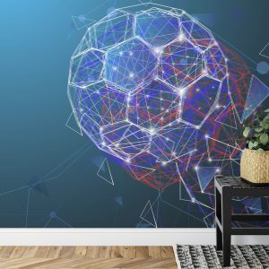Papier Peint Ballon De Football Abstrait Moderne – Image 7
