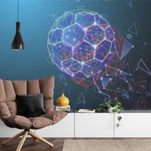 Papier Peint Ballon De Football Abstrait Moderne – Image 4